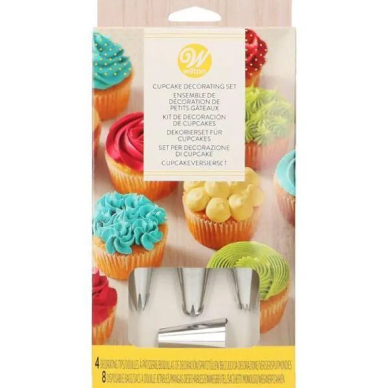 Muffins dekoreringssett f/ cupcakes 12 deler