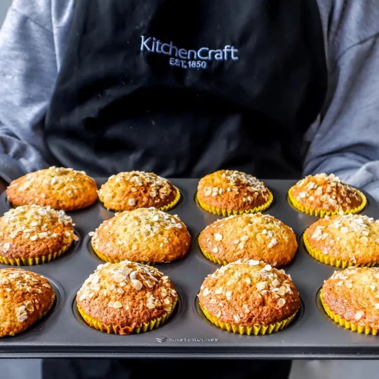 Muffinsform for 12 muffins 35x27 cm grå