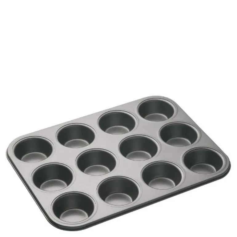 Muffinsform for 12 muffins 35x27 cm grå