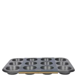 Muffinsform for 12 muffins 35x27 cm grå
