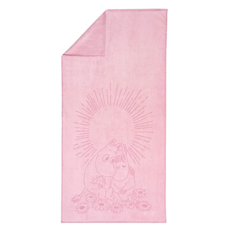 Mummi badehåndkle 70x140 cm Kjærester rosa