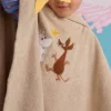 Mummi badeponcho barn Romeventyr beige