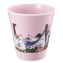 Mummi drikkebeger 30 cl piknik rosa
