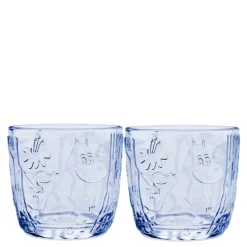 Mummi glass 28 cl 2 stk aqua