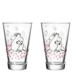 Mummi glass 30 cl 2 stk Kjærlighet
