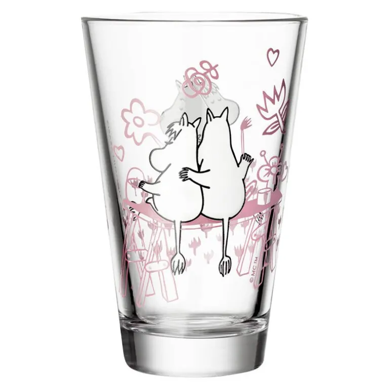 Mummi glass 30 cl 2 stk Kjærlighet