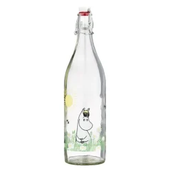Mummi glassflaske med patentkork 1L eng