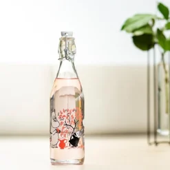 Mummi glassflaske med patentkork 0,5L bær