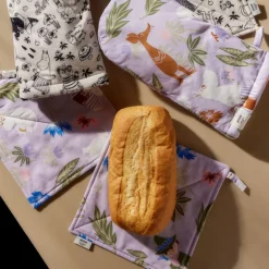 Mummi gryteklut 22x22 cm 2 stk lilla