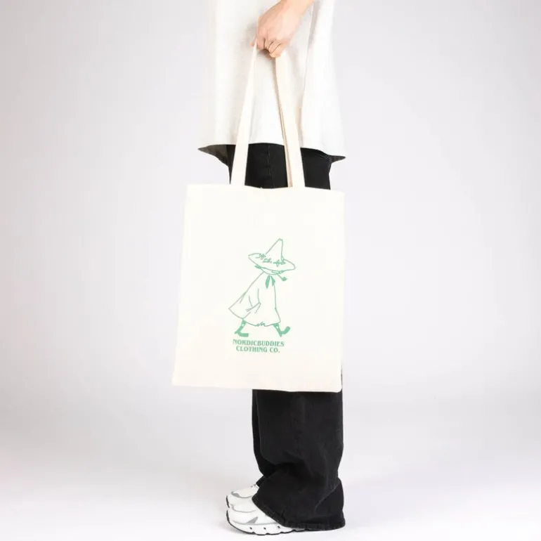 Mummi handlenett 38,5x42 cm Snusmumrikken beige