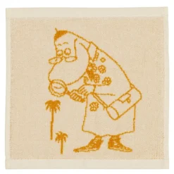 Mummi håndkle 25x25 cm Hemulen okergul