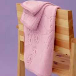 Mummi håndkle 50x70 cm Kjærester rosa