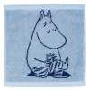 Mummi håndkle 25x25 cm Mummitrollet marineblå