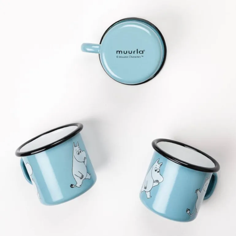 Mummikopp Emalje 25 cl Mummitrollet blå