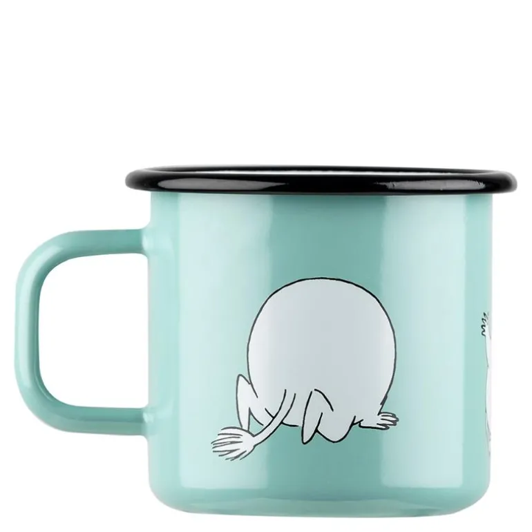 Mummikopp Emalje 37 cl Mummitrollet mint