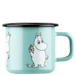 Mummikopp Emalje 37 cl Mummitrollet mint
