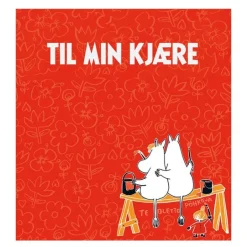 Mummi kort dobbelt 7,5x7,5 cm Til min kjære rød