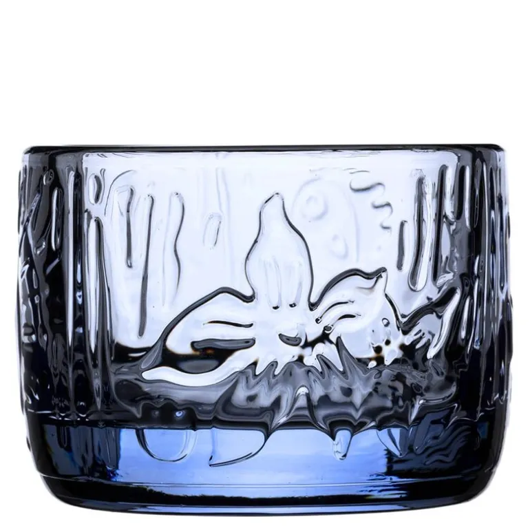 Mummi lyslykt 5,8 cm aqua
