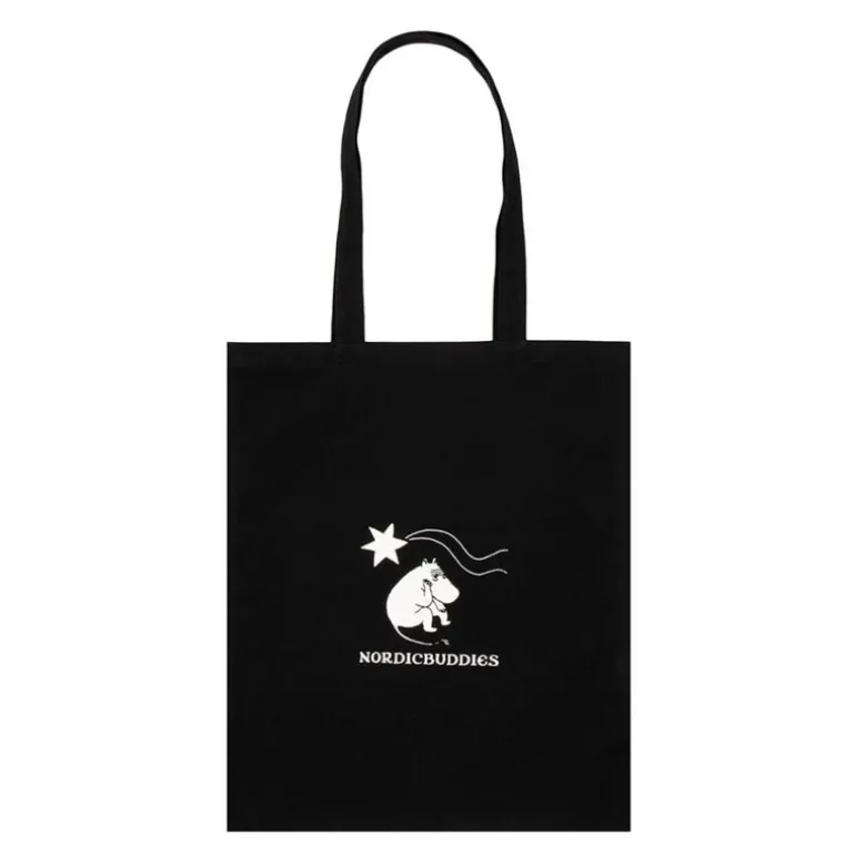 Mummi Novels handlenett 38,5x42 cm Kometen svart