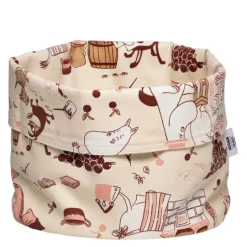 Mummi oppbevaringrkurv oval 26 cm Husarbeid