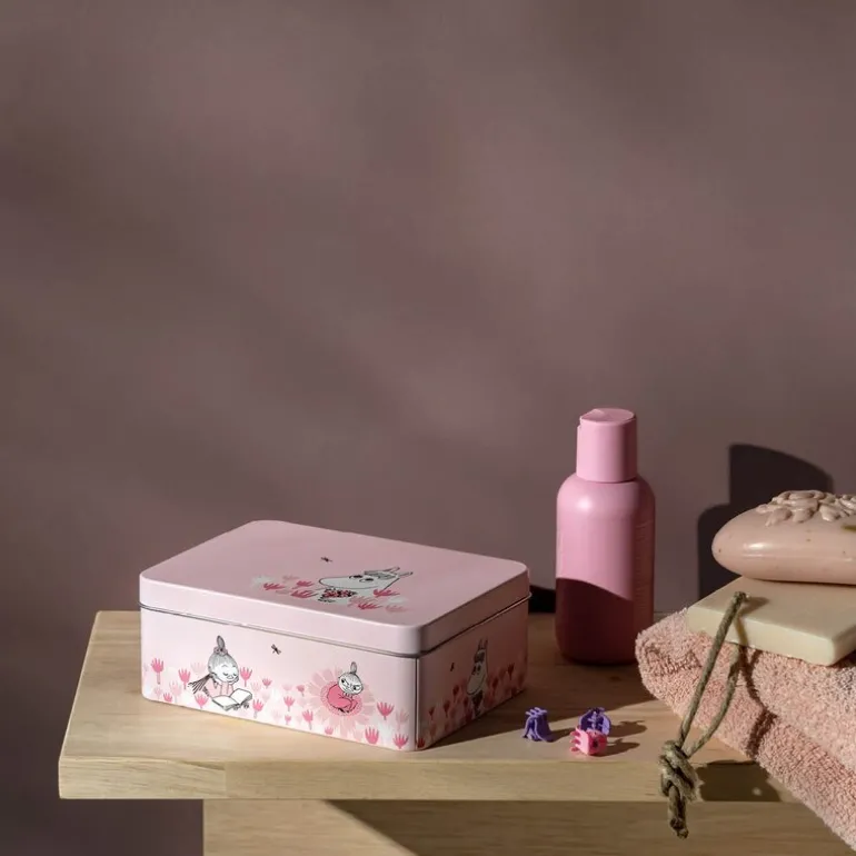 Mummi oppbevaringsboks 14,5x10,5 cm rosa