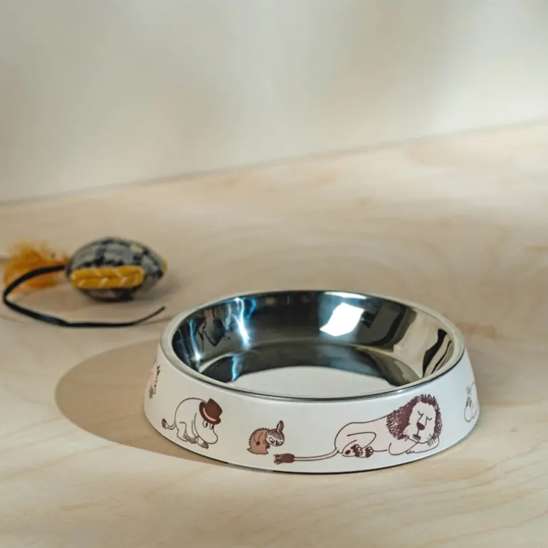 Mummi Pets kattematskål 15,5x15,5 cm beige