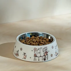 Mummi Pets matskål 32,5 cl beige
