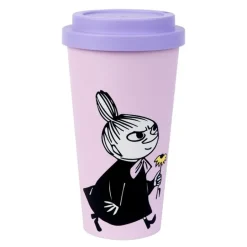 Mummi reisekopp 45 cl Lille My med en blomst lys rosa
