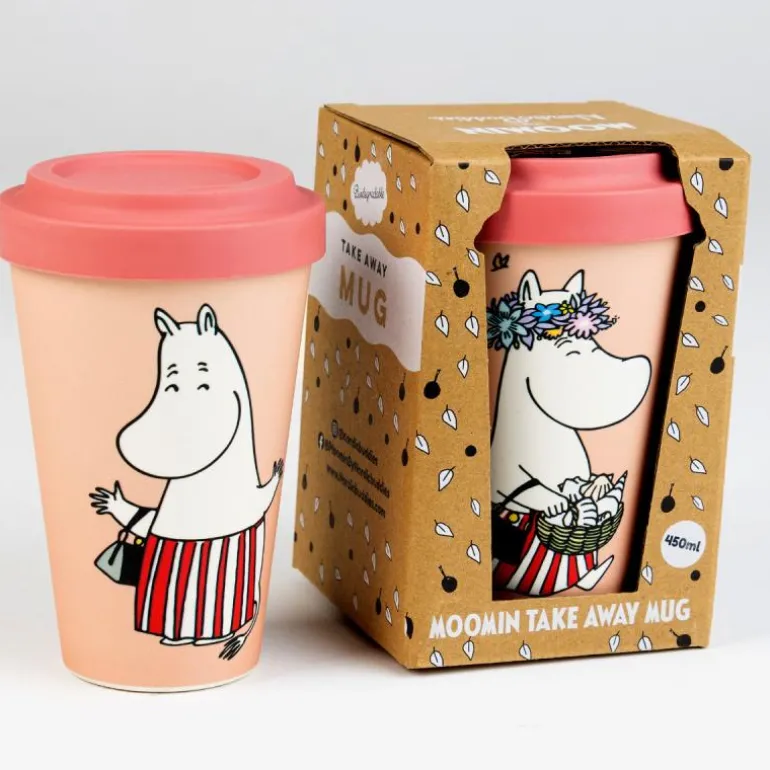 Mummi reisekopp 45 cl Mummimamma i sommerstemning beige