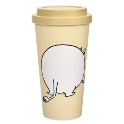 Mummi reisekopp 45 cl Mummitroll sjenert beige
