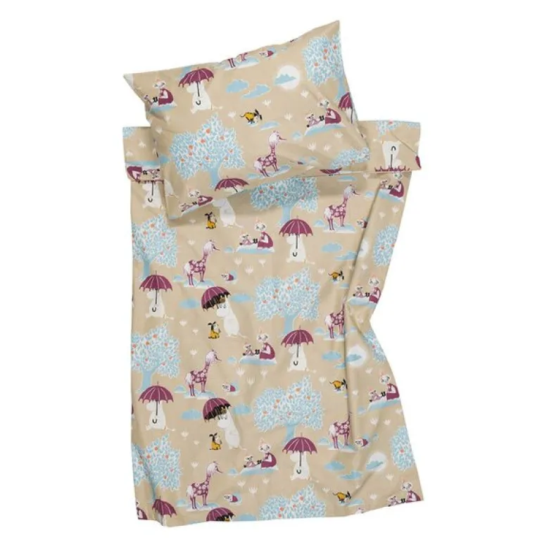 Mummi sengesett 85x125 cm Under paraplyen multi