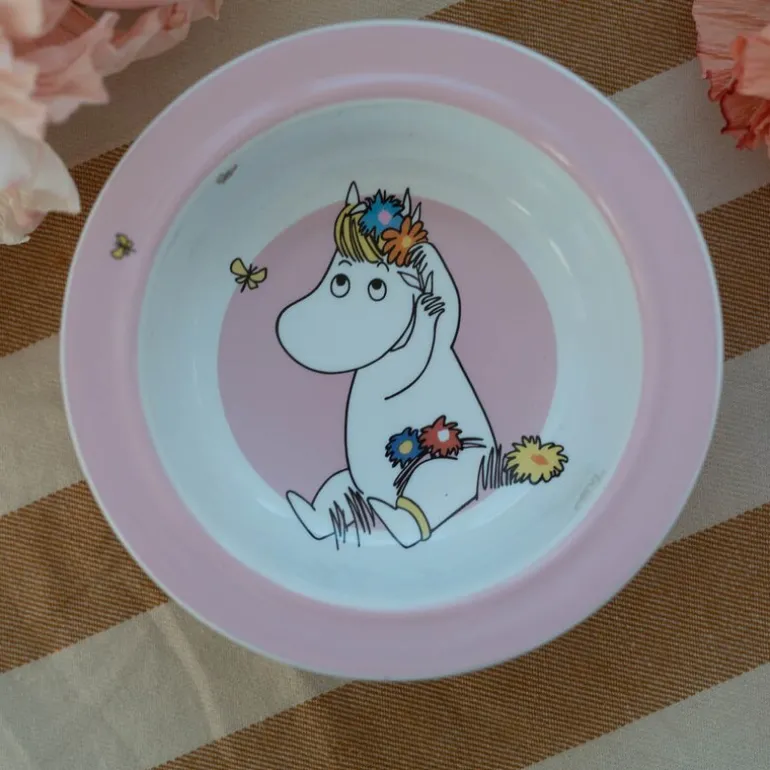 Mummi tallerken med sugekopp 15,5 cm Eng rosa