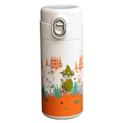 Mummi termokopp 32 cl oransje/hvit