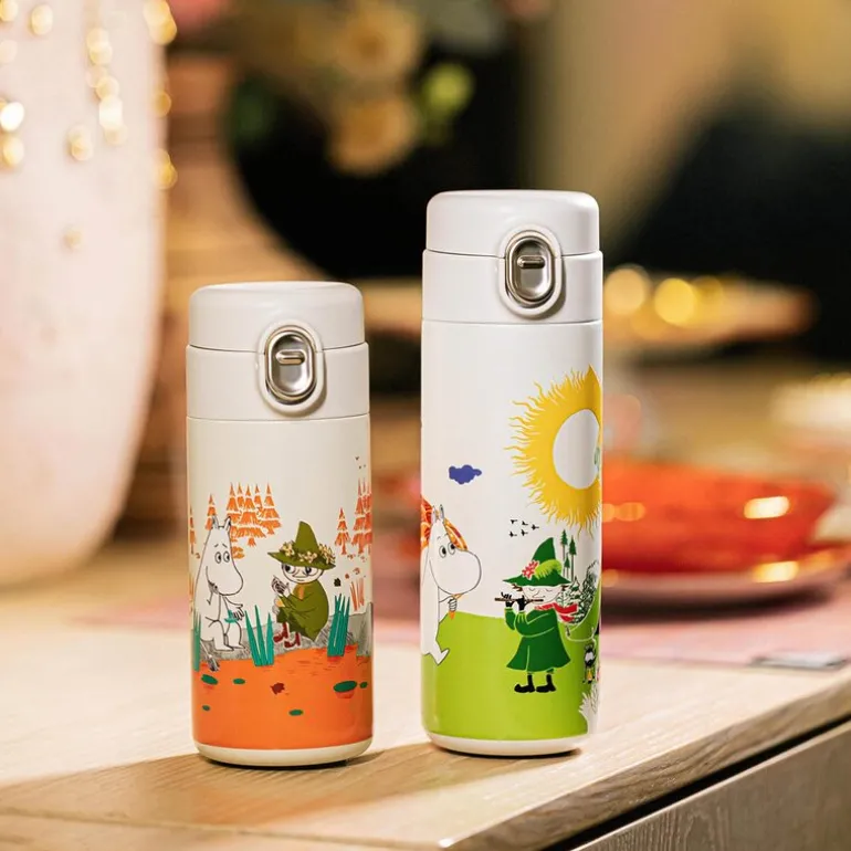 Mummi termokopp 32 cl oransje/hvit