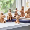 Mummitrollet trefigur 10 cm eik