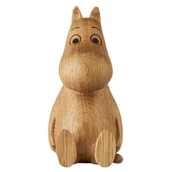 Mummitrollet trefigur 10 cm eik