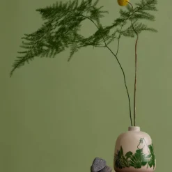 Mummi vase 8,3 cm mystisk skog grønn
