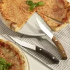 Napoli pizza-/grillkniv 4 stk stål med lyst håndtak