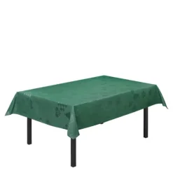 Natale juleduk i damask 150x220 cm grønn