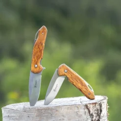 Natten foldekniv 21 cm masurbjørk