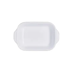 Natural Canvas liten rektangulær ildfast form naturlig