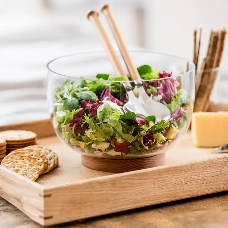 Nature salatbestikk 2 stk tre/rustfri