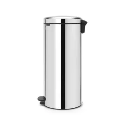 NewIcon pedalbøtte 30L blankt stål