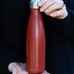 Nils stålflaske 0,5L rød