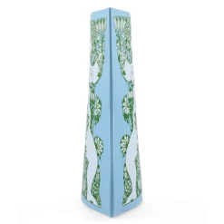 Nina vase 28,5 cm lys blå/grønn