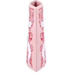 Nina vase 16,5 cm pink/rød