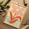 NKTN poster 30x40 cm flowers composition 1