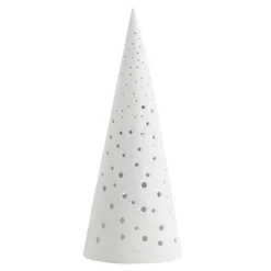 Nobili juletre 25,5 cm snehvit