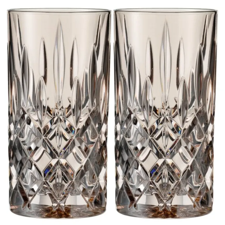 Noblesse Colour longdrinkglass 39,5 cl 2 stk taupe