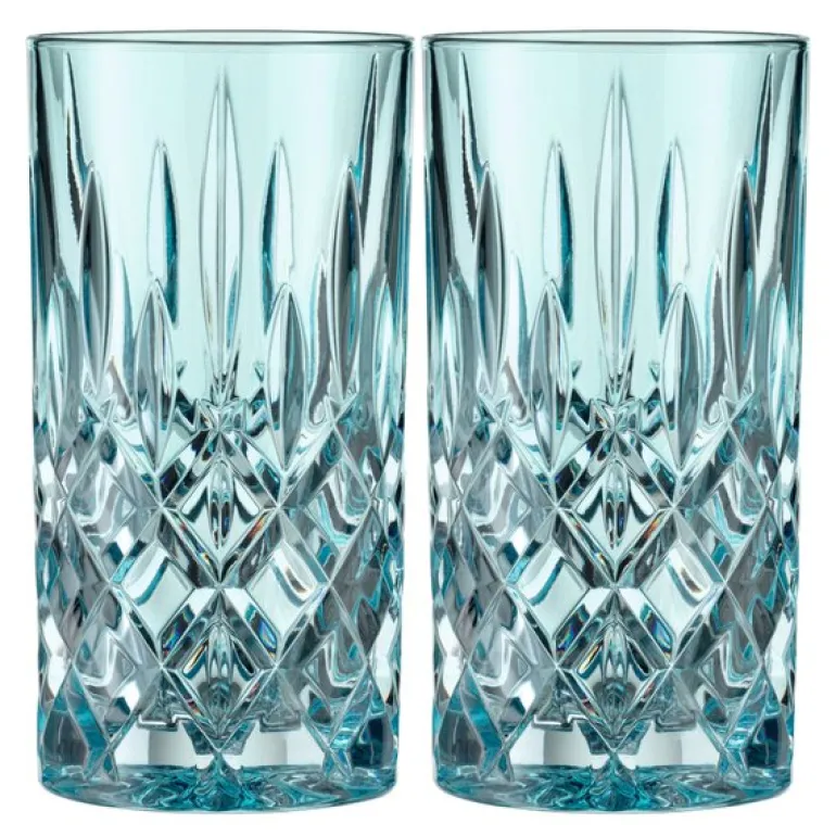 Noblesse Colour longdrinkglass 39,5 cl 2 stk aqua